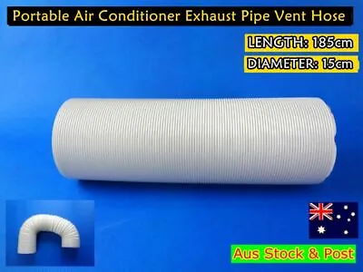 $52 • Buy Portable Air Conditioner Spare Parts Exhaust Pipe Vent Hose Tube (185cmx15cm) 