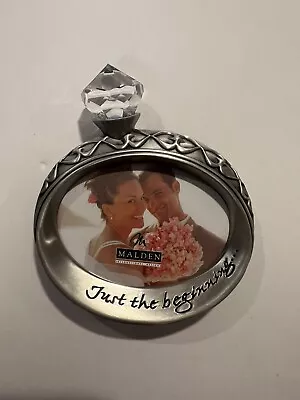 Malden Picture Frame Wedding Engagement Diamond Ring Just The Beginning NIB • $8.95