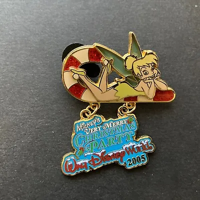 Mickey's Very Merry Christmas Party 2005 Tinker Bell Candy Cane Disney Pin 43035 • $12.75