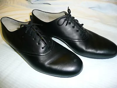 Men's Dance Shoes US Sz. 12  Diamant: German Made All Leather Barely Worn. • $54.95