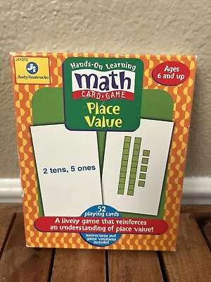 VTG 1999 Judy Instructo Math Card Game Place Value Homeschool • $15.99