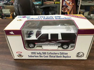 1995 Indy 500 Collectors Edition Chevy Suburban Die-Cast Bank Replica 1:24 • $15