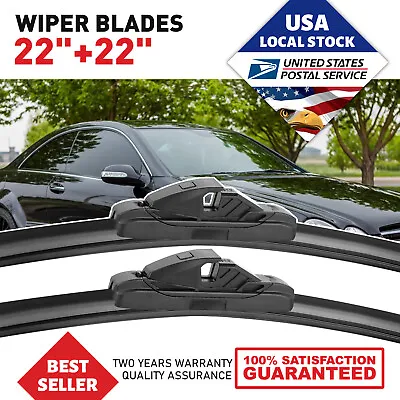 FOR Mercedes-Benz C230 2004-2007 Windshield Wiper Blade Pair Set Of 2*22inch • $12.79