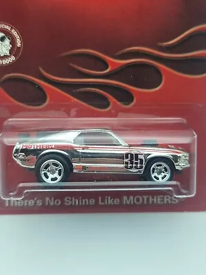 Hot Wheels Chrome 1970 MUSTANG MACH 1 Mothers 2003 Special Edition MOC B10 • $22.49