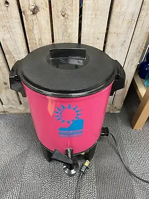 Vintage West Bend -Tupperware Hot Pink Aluminum Automatic 22 Cup Coffee Maker • $68