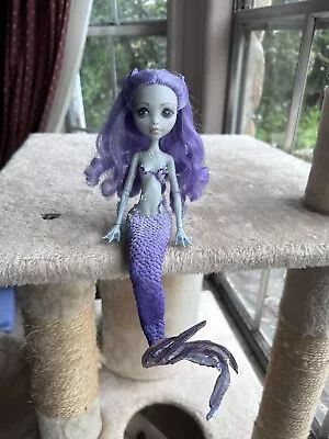 Purple Monster High Custom Doll Mermaid Siren Clay Tail OOAK • $80