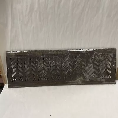 Vintage Art Deco Ornamental Cast Iron Wall Vent Cover / Grate • $150