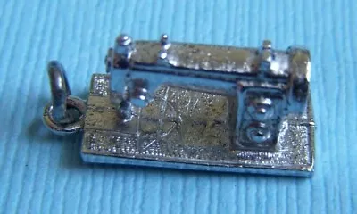 Vintage Wells Sewing Machine Sterling Charm • $24.99