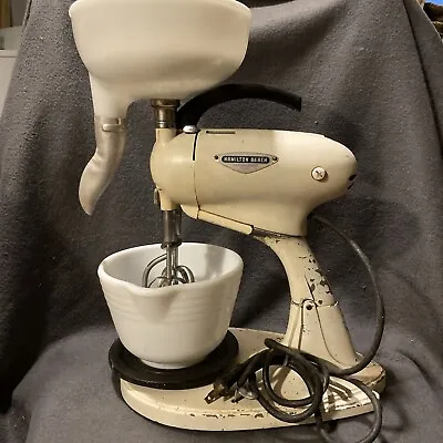 Vintage 1940s Hamilton Beach Model G Stand Mixer With Juicer - Working Condition • $64.99