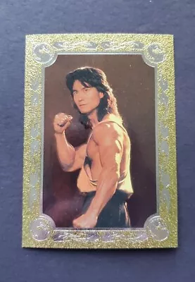 MORTAL KOMBAT The Movie LIU KANG Foil Embossed Promo Card #SAMPLE Skybox 1995 • $2.25