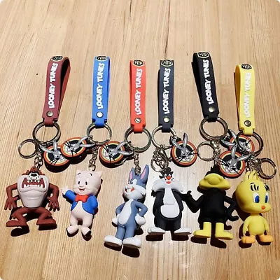 Looney Tunes Keychain Band Figure Keyring Bugs Bunny Daffy Duck Uk Seller • £4.99