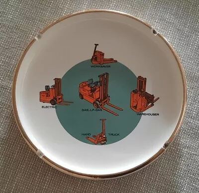 Vintage YALE FORKLIFT ASHTRAY -  INDUSTRIAL HEAVY MACHINERY RENTALS • $39.99