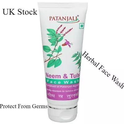 £9.99 • Buy Swami Ramdev Patanjali UK Neem & Tulsi Face Wash Protect From Germs 60 Gm