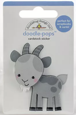 Doodlebug Doodle-Pops 3D Stickers Billy Goat • $8.28