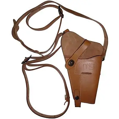 US WWII .45 Cal M7 Brown Shoulder Holster - Reproduction M237 • $55.58