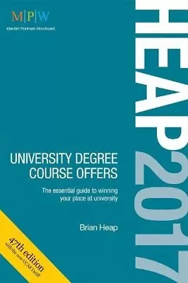 HEAP 2017: University Degree Course Offers Heap Brian Used; Good Book • £3.45