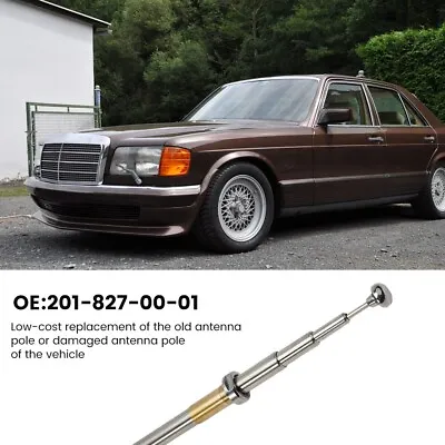 1x Power Antenna Mast Replacement For Mercedes-Benz W124 W126 W201 C107R107 • $11.17