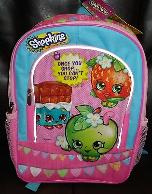 Shopkins 14  Backpack School Back Brand New • £16.53