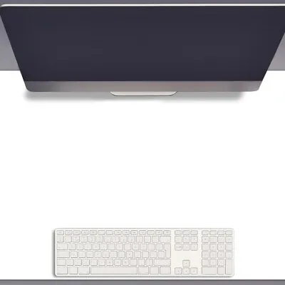 £29.95 • Buy Large Desk Top Mat Pad Protector For Home Office Keyboard White 90x45 Gift