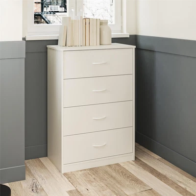 $89.59 • Buy Classic 4 Drawer Dresser, White