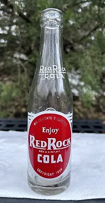 Vintage Acl RED ROCK COLA Soda Bottle Jackson Mississippi • $34.95