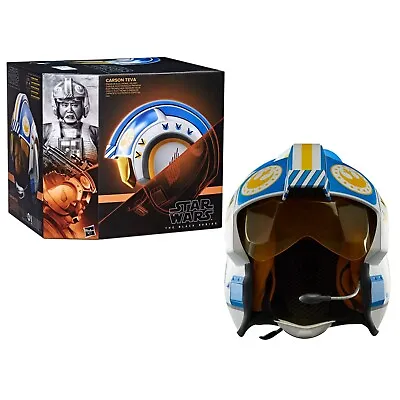 Star Wars: The Mandalorian Black Series Electronic Helmet Carson Teva • £140.99