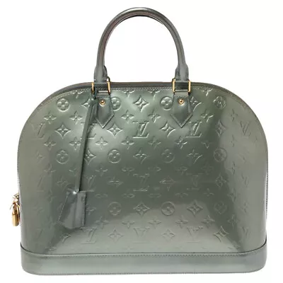 Louis Vuitton Givre Monogram Vernis Alma GM Bag • $863.10