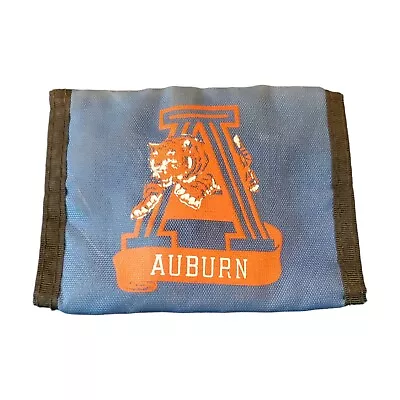  Vintage Auburn Tigers Original Logo Nylon Wallet • $7.52