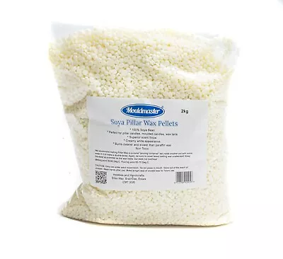 Soy Wax For Pillar Candles In Pellets • £4.99