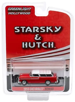 $4.99 • Buy GreenLight *HOLLYWOOD SPECIAL STARSKY & HUTCH* 1955 Chevy Nomad Wagon *RED* NIP!