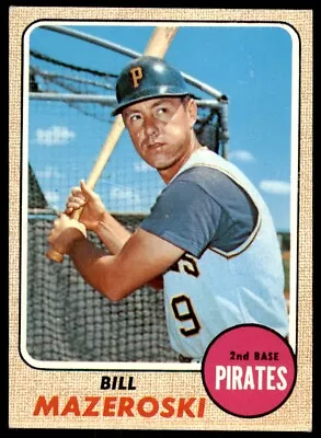 1968 Topps Set Break Bill Mazeroski #390 EX-EXMINT • $0.99