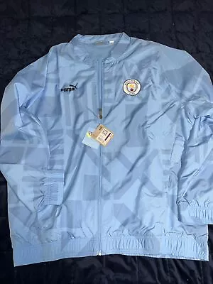 New Men’s PUMA Manchester City Prematch Jacket Blue 76778010 2XL • $69