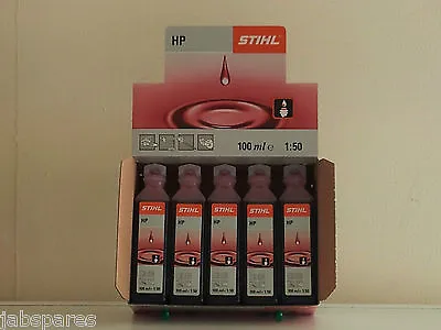 Genuine Stihl 100ml One Shot 2Stroke Oil For Chainsaws Disc Cutters Etc • £22.68