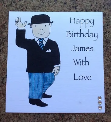 Handmade Personalised Mr Benn Mr Ben Retro Birthday Card • £3.95