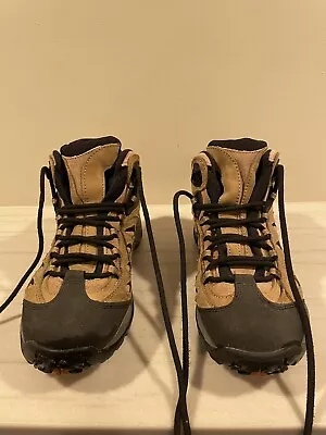 Merrell Reflex 4 Mid Waterproof Hiking Boots Smoke Tan Men's J184376C Sz 7 • $59.99