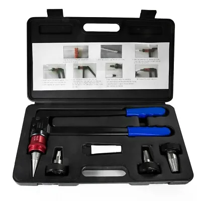 EFIELD Auto-Rotation Pex A Expansion Tool Kit  With 1/2   3/4 .1  Expan' Heads • $220.15