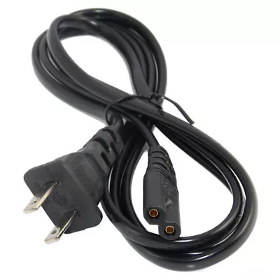 $10.99 • Buy US 2 Pin Core Figure 8 IEC-C7 AC Power Cord Cable Lead Plug US Slim Wall