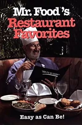 Mr. Food's Restaurant Favorites Hardcover Art Ginsburg • $5.76