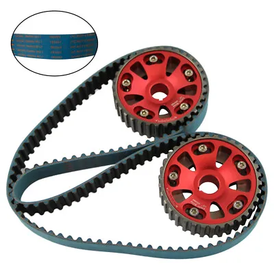 Timing Belt +Cam Gear Pulley For Acura Integra DOHC VTEC 1.8L  B18C1 B18C5 Red  • $98.33