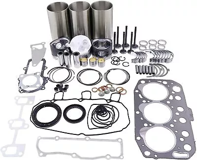 Engine Overhaul Rebuild Kit For Yanmar Marine Pleasure 3JH3 3JH3E 3JH3CE • $420.95