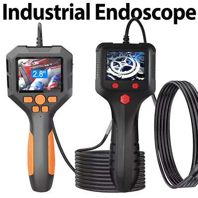 2/5/10M Industrial Endoscope HD Camera 1080P LCD Screen Inspection Camera UK • £30.99