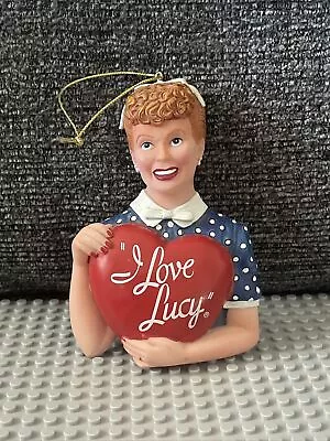 Vtg Iconic I Love Lucy With Heart Bust Ornament • $20