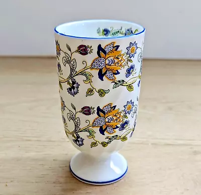 Minton Haddon Hall Blue Fine Bone China Porcelain Tumbler Vase • $16.95