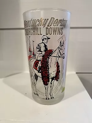 Vintage MINT 1962 Official Kentucky Derby Mint Julep Glass - Churchill Downs • $55