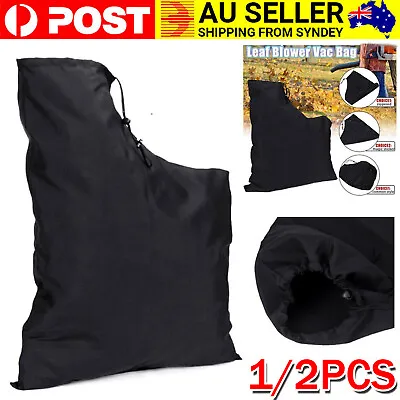 1/2x Black Zip Leaf Blower Vacuum Bag Replacement Garden Lawn Leave Storage Bags • $8.95