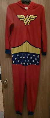 $20 • Buy Halloween Costume Wonder Woman One Piece Pajama Outfit Size S (4/6)
