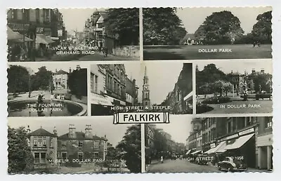 Views Of Falkirk Stirlingshire Real Photo Vintage Postcard F8 • £3.99