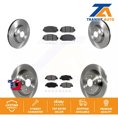 Disc Brake Rotors And Semi-Metallic Pads Front Rear Kit For Honda CR-V • $174.58