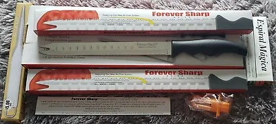 NEW 5 Piece Set Forever Sharp Knife Surgical Stainless Steel 8  Blade 2 Knives • $15.99