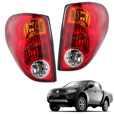 For Mitsubishi Triton L200 Pickup 2005 2006-2015 Pair Tail Light Rear Brake Lamp • $79